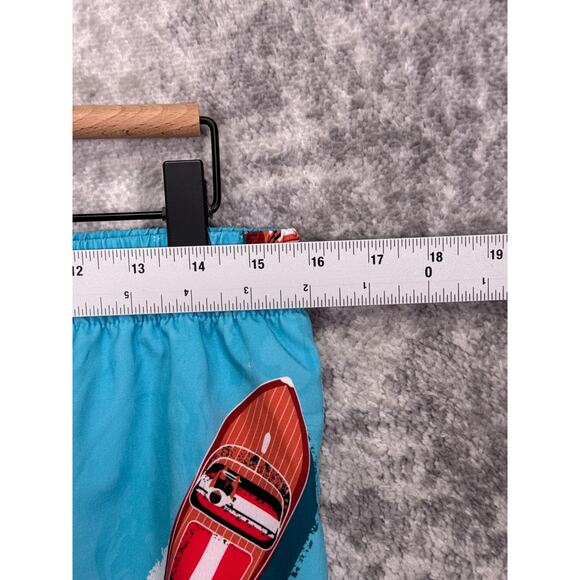 RSVLTS Shorts Medium Mens Lake Como Boats Hybrid Swim - Picture 3 of 7